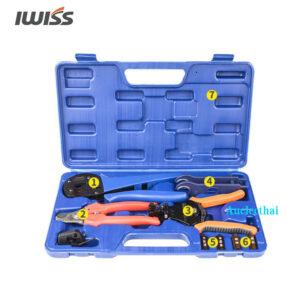 ชุดเครื่องมือโซล่าเซลล์ย้ำหัวMC4 IWISS KIT-2546S