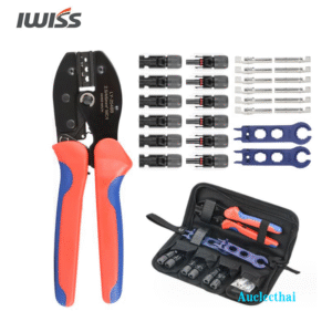 ชุดเครื่องมือเข้าหัว MC4 คีมย้ำสายไฟโซลาร์เซลล์ IWISS LY-2546B ขนาด 2.5/4/6 mm2