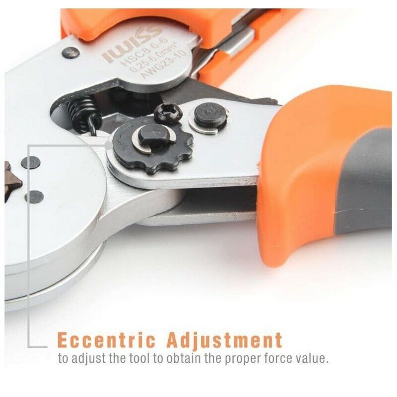 คีมย้ำหางปลาคอร์ดเอ็น IWISS HSC8 6-6A/HSC8 6-6 0.25 mm² - 6.00 mm² - Image 8