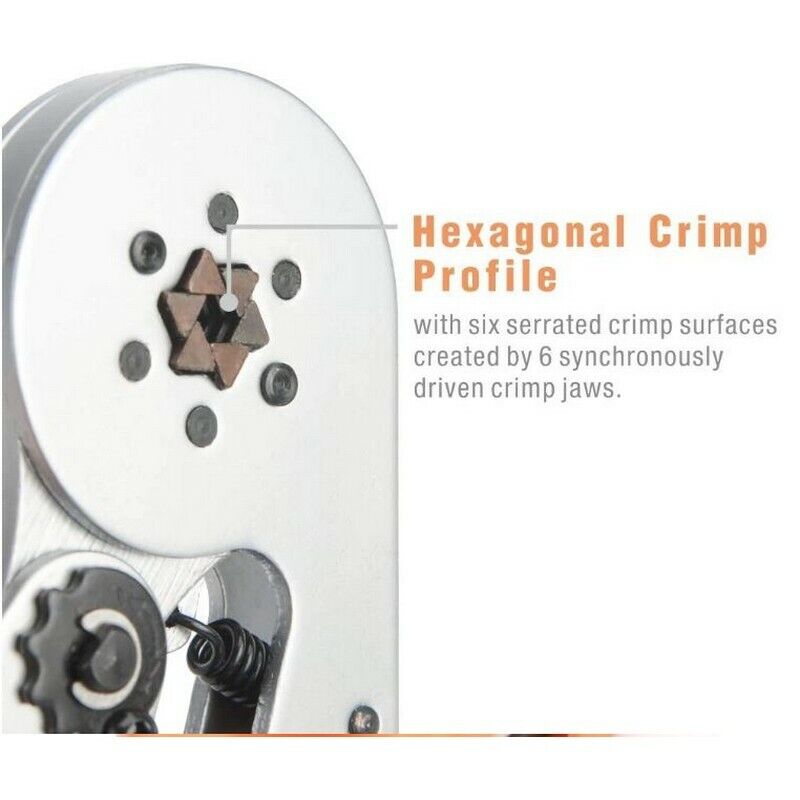 คีมย้ำหางปลาคอร์ดเอ็น IWISS HSC8 6-6A/HSC8 6-6 0.25 mm² - 6.00 mm² - Image 7