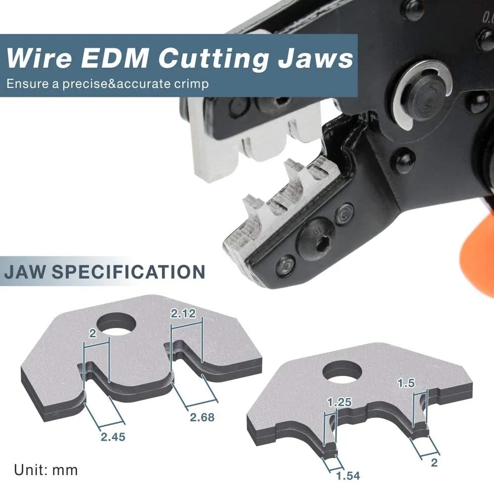 คีมย้ำหางปลา IWISS SN-01BM AWG28-20 (0.08-0.5mm2) - Image 3