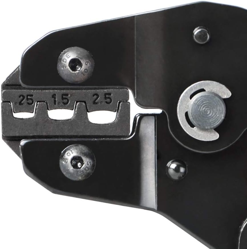IWISS SN-02C คีมย้ำหางปลาแบบมีฉนวน 0.25-2.5 mm2 AWG24-14 - Image 9