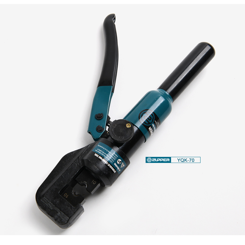 คีมย้ำหางปลาไฮโดรลิค Zupper YQK-70 พร้อมชุดหัวย้ำ 9เบอร์ขนาด 4-70mm2 ย้ำง่ายเบาแรง - Image 7